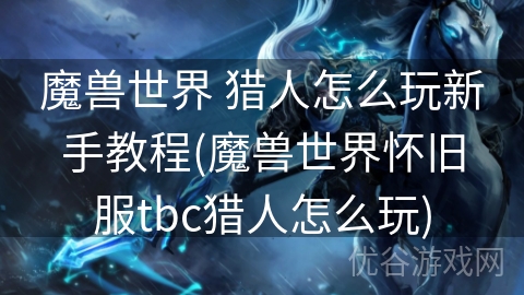 魔兽世界 猎人怎么玩新手教程(魔兽世界怀旧服tbc猎人怎么玩)