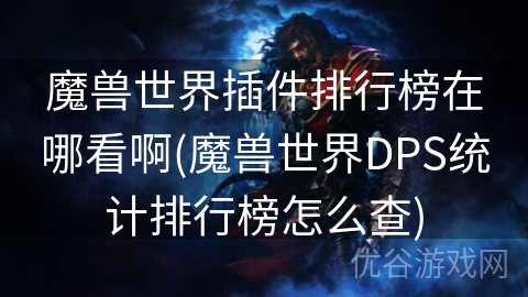 魔兽世界插件排行榜在哪看啊(魔兽世界DPS统计排行榜怎么查)