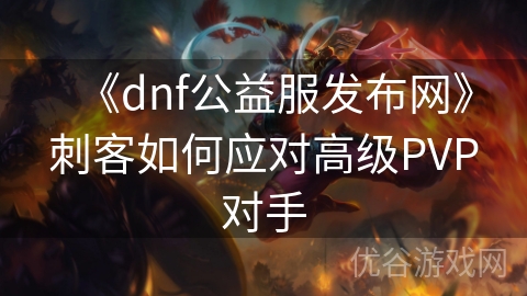 《dnf公益服发布网》刺客如何应对高级PVP对手