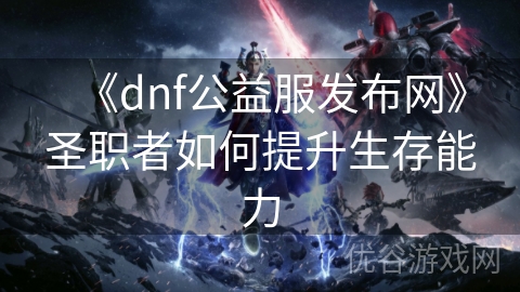 《dnf公益服发布网》圣职者如何提升生存能力