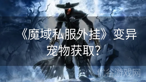 《魔域私服外挂》变异宠物获取？