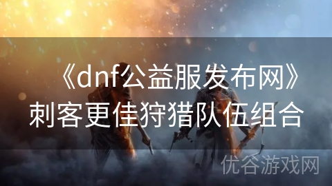 《dnf公益服发布网》刺客更佳狩猎队伍组合