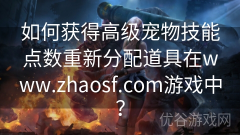 如何获得高级宠物技能点数重新分配道具在www.zhaosf.com游戏中？