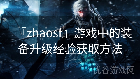 『zhaosf』游戏中的装备升级经验获取方法