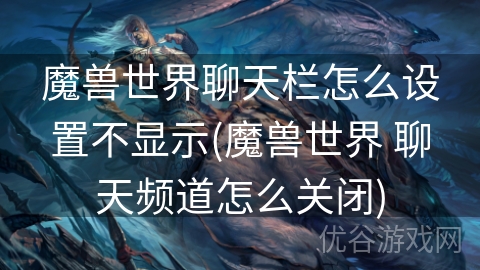 魔兽世界聊天栏怎么设置不显示(魔兽世界 聊天频道怎么关闭)