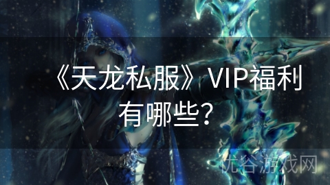 《天龙私服》VIP福利有哪些？