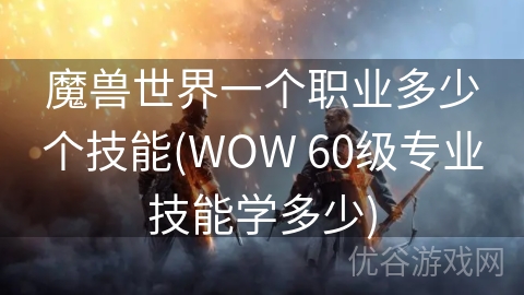 魔兽世界一个职业多少个技能(WOW 60级专业技能学多少)