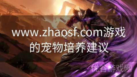 www.zhaosf.com游戏的宠物培养建议