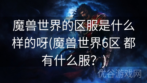 魔兽世界的区服是什么样的呀(魔兽世界6区 都有什么服？)