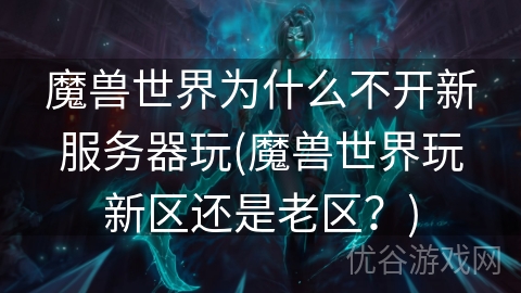 魔兽世界为什么不开新服务器玩(魔兽世界玩新区还是老区？)