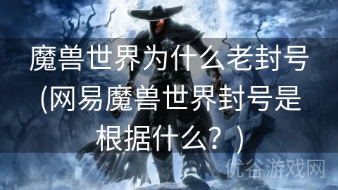 魔兽世界为什么老封号(网易魔兽世界封号是根据什么？)