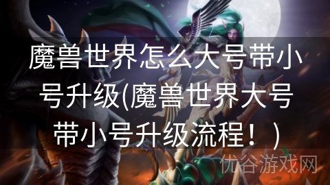 魔兽世界怎么大号带小号升级(魔兽世界大号带小号升级流程！)