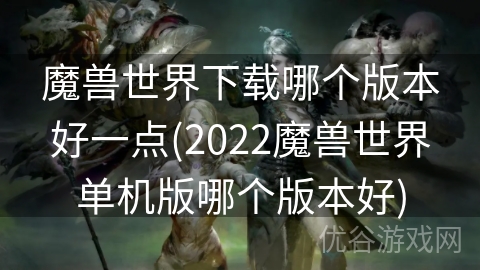 魔兽世界下载哪个版本好一点(2022魔兽世界单机版哪个版本好)