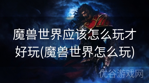 魔兽世界应该怎么玩才好玩(魔兽世界怎么玩)