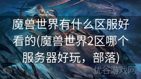 魔兽世界有什么区服好看的(魔兽世界2区哪个服务器好玩，部落)