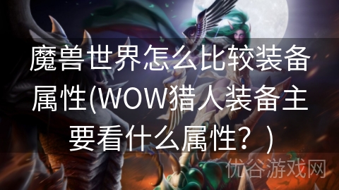 魔兽世界怎么比较装备属性(WOW猎人装备主要看什么属性？)