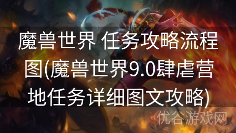 魔兽世界 任务攻略流程图(魔兽世界9.0肆虐营地任务详细图文攻略)