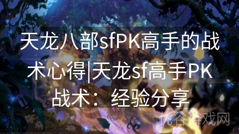 天龙八部sfPK高手的战术心得|天龙sf高手PK战术：经验分享