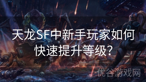 天龙SF中新手玩家如何快速提升等级？