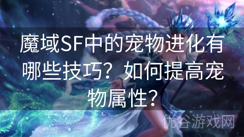 魔域SF中的宠物进化有哪些技巧？如何提高宠物属性？