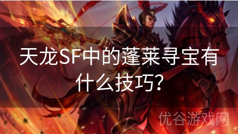 天龙SF中的蓬莱寻宝有什么技巧？