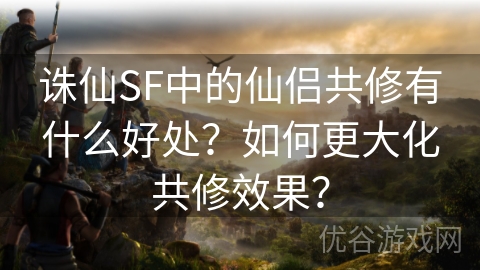 诛仙SF中的仙侣共修有什么好处？如何更大化共修效果？