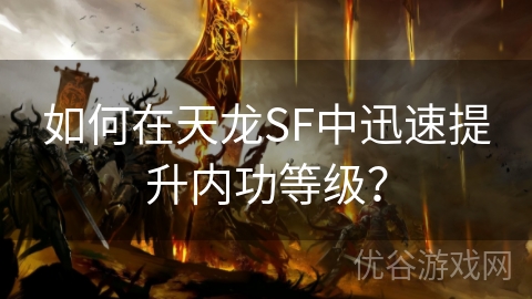 如何在天龙SF中迅速提升内功等级？