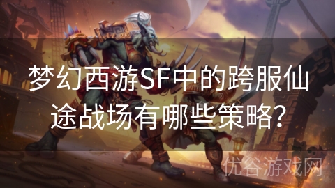 梦幻西游SF中的跨服仙途战场有哪些策略？