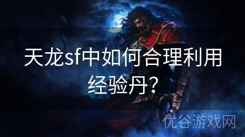 天龙sf中如何合理利用经验丹？