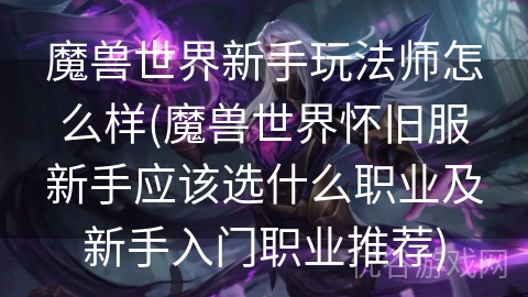 魔兽世界新手玩法师怎么样(魔兽世界怀旧服新手应该选什么职业及新手入门职业推荐)