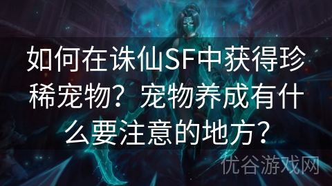 如何在诛仙SF中获得珍稀宠物？宠物养成有什么要注意的地方？