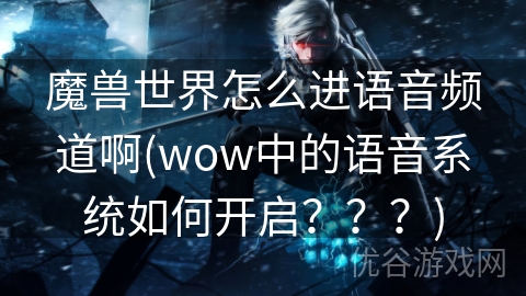 魔兽世界怎么进语音频道啊(wow中的语音系统如何开启？？？)