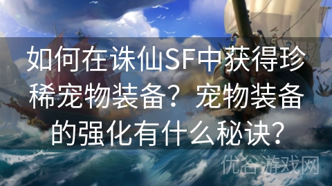 如何在诛仙SF中获得珍稀宠物装备？宠物装备的强化有什么秘诀？