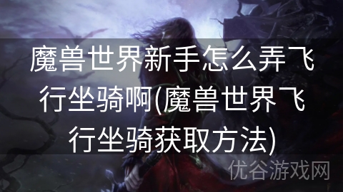 魔兽世界新手怎么弄飞行坐骑啊(魔兽世界飞行坐骑获取方法)