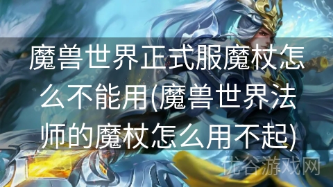 魔兽世界正式服魔杖怎么不能用(魔兽世界法师的魔杖怎么用不起)