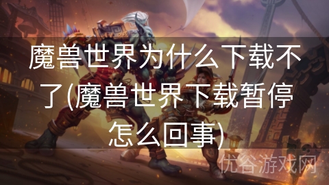 魔兽世界为什么下载不了(魔兽世界下载暂停怎么回事)