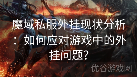 魔域私服外挂现状分析：如何应对游戏中的外挂问题？