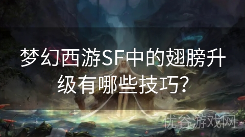 梦幻西游SF中的翅膀升级有哪些技巧？