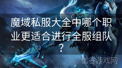 魔域私服大全中哪个职业更适合进行全服组队？