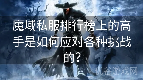 魔域私服排行榜上的高手是如何应对各种挑战的？