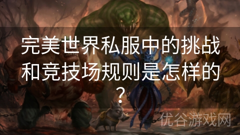 完美世界私服中的挑战和竞技场规则是怎样的？