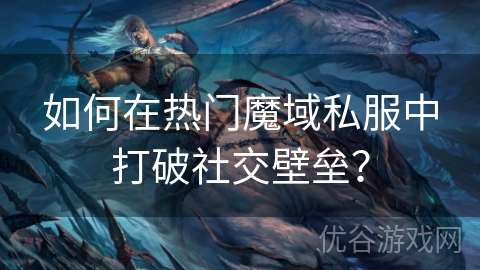 如何在热门魔域私服中打破社交壁垒？