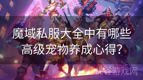 魔域私服大全中有哪些高级宠物养成心得？