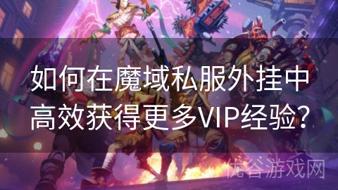 如何在魔域私服外挂中高效获得更多VIP经验？