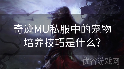 奇迹MU私服中的宠物培养技巧是什么？