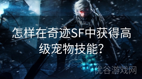 怎样在奇迹SF中获得高级宠物技能？