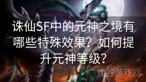 诛仙SF中的元神之境有哪些特殊效果？如何提升元神等级？