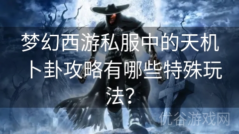 梦幻西游私服中的天机卜卦攻略有哪些特殊玩法？