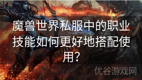 魔兽世界私服中的职业技能如何更好地搭配使用？