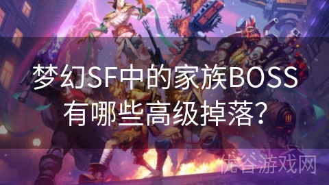 梦幻SF中的家族BOSS有哪些高级掉落？